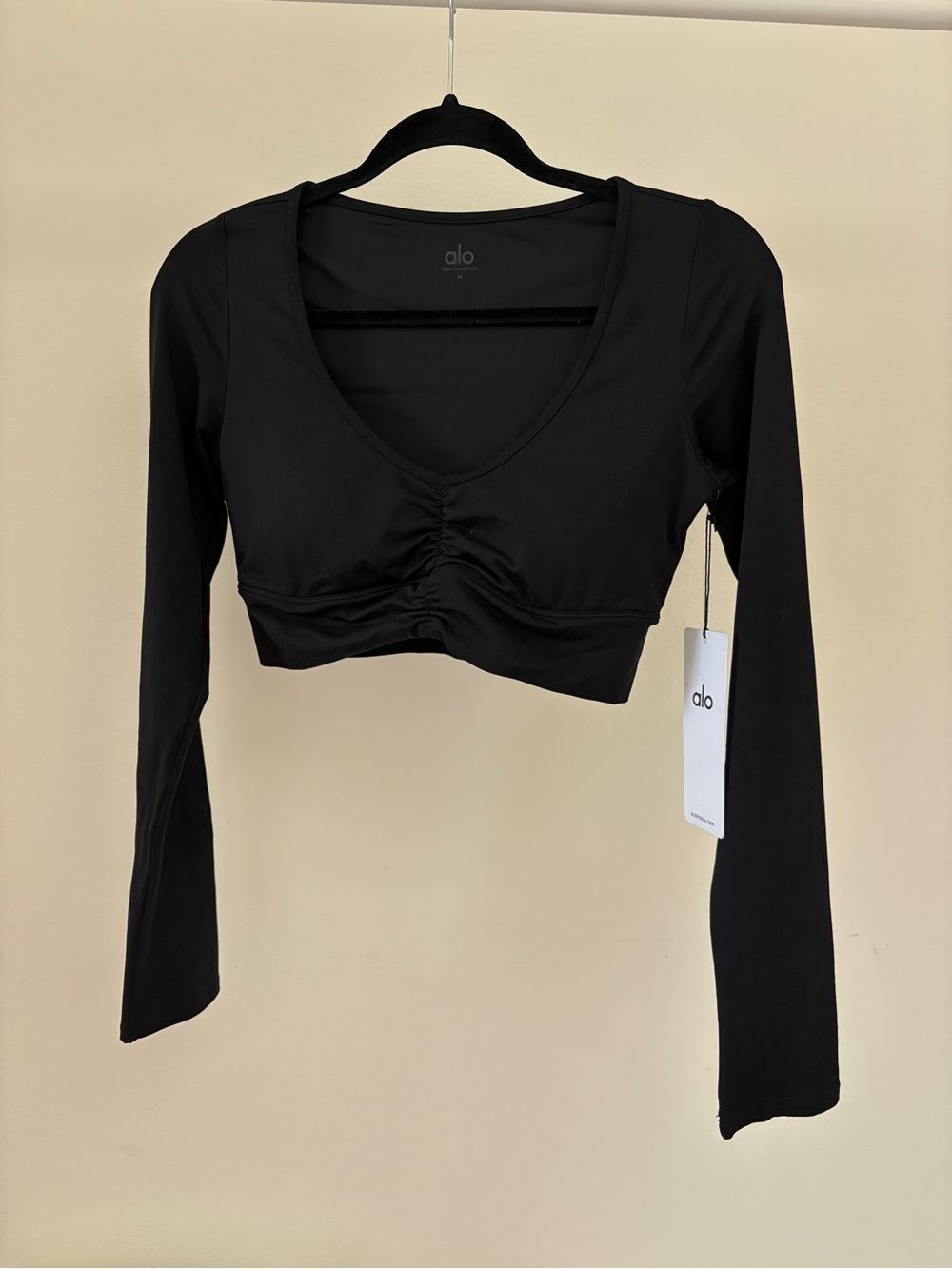 ALO Yoga Alosoft Intuition Long Sleeve Bra Size M